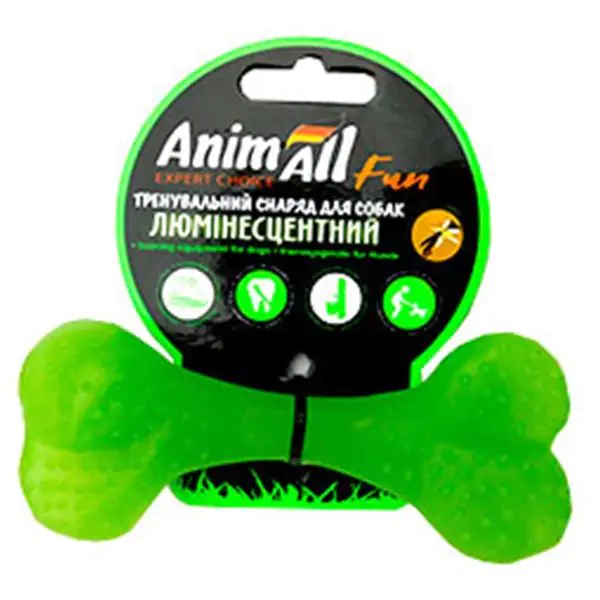 Іграшка ЕніМалл Fun кістка для собак, люмінесцентна