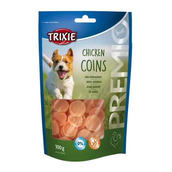 Ласощі Тріксі Premio Chicken Coins з куркою для собак
