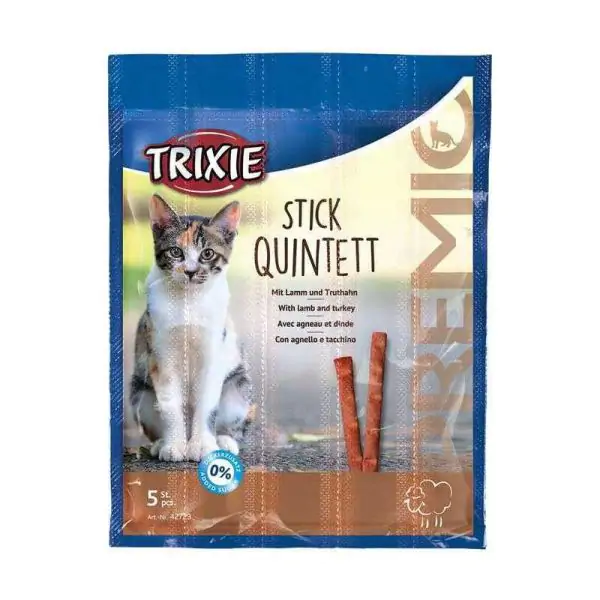 Тріксі PREMIO Quadro-Sticks - Ласощі палички жувальні для котів 5шт*5г