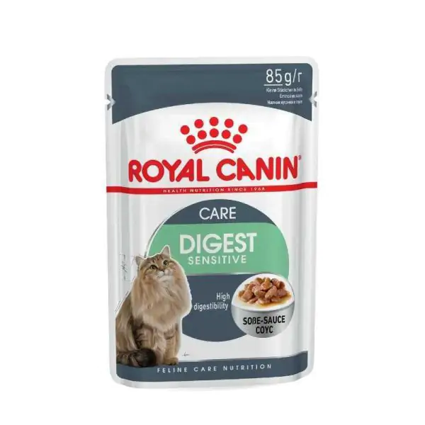 Роял Канин Digest Sensitive - Консервированный корм для кошек с чувствительным пищеварением (кусочки в соусе)