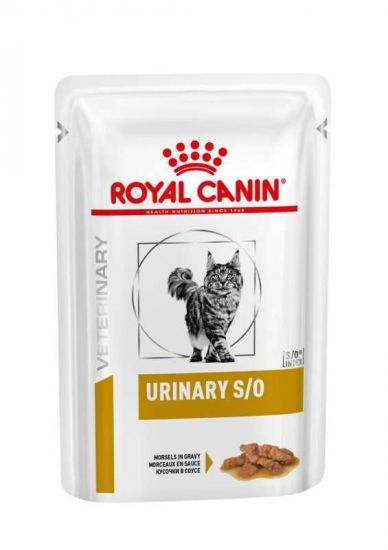 Royal Canin (Роял Канин) Urinary S/O - Консервированный корм для кошек при заболеваниях нижних мочевыводящих путей (дольки в соусе)