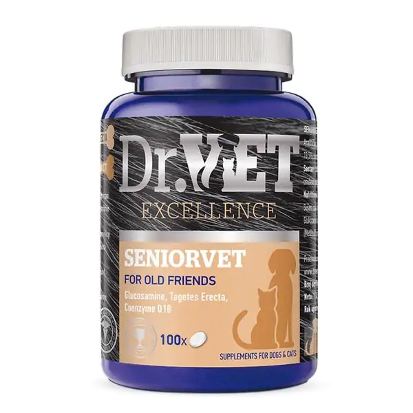 Seniorvet (Сеньйорвет) - вітамінна добавка для старіючих собак та котів