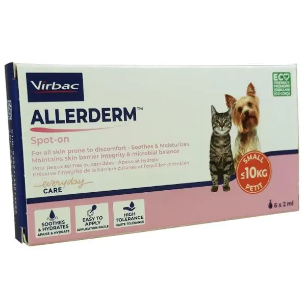Allerderm Spot-on - Капли Аллердерм для собак и кошек